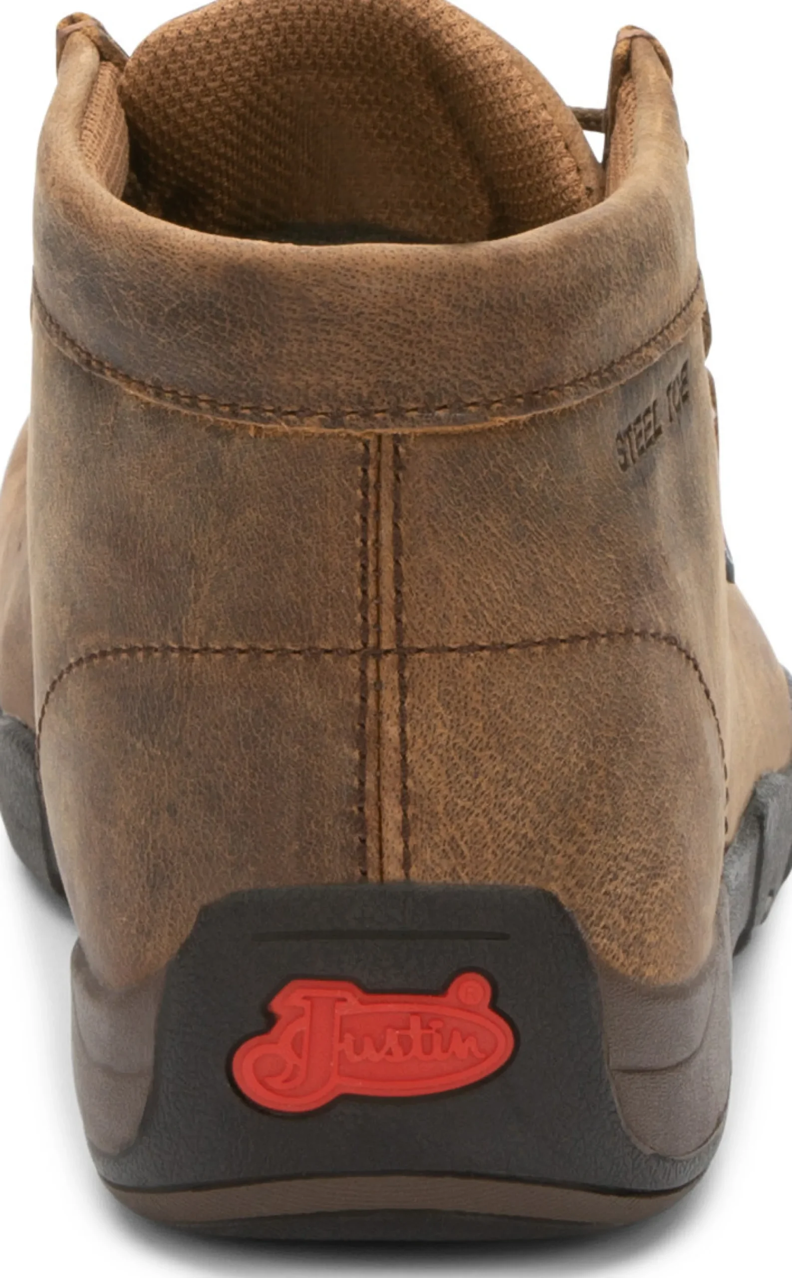 Justin Boots Cappie Steel Toe Chestnut Outlet