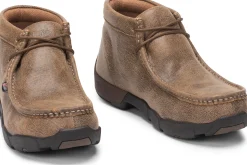Justin Boots Cappie Steel Toe Tan Bomber New