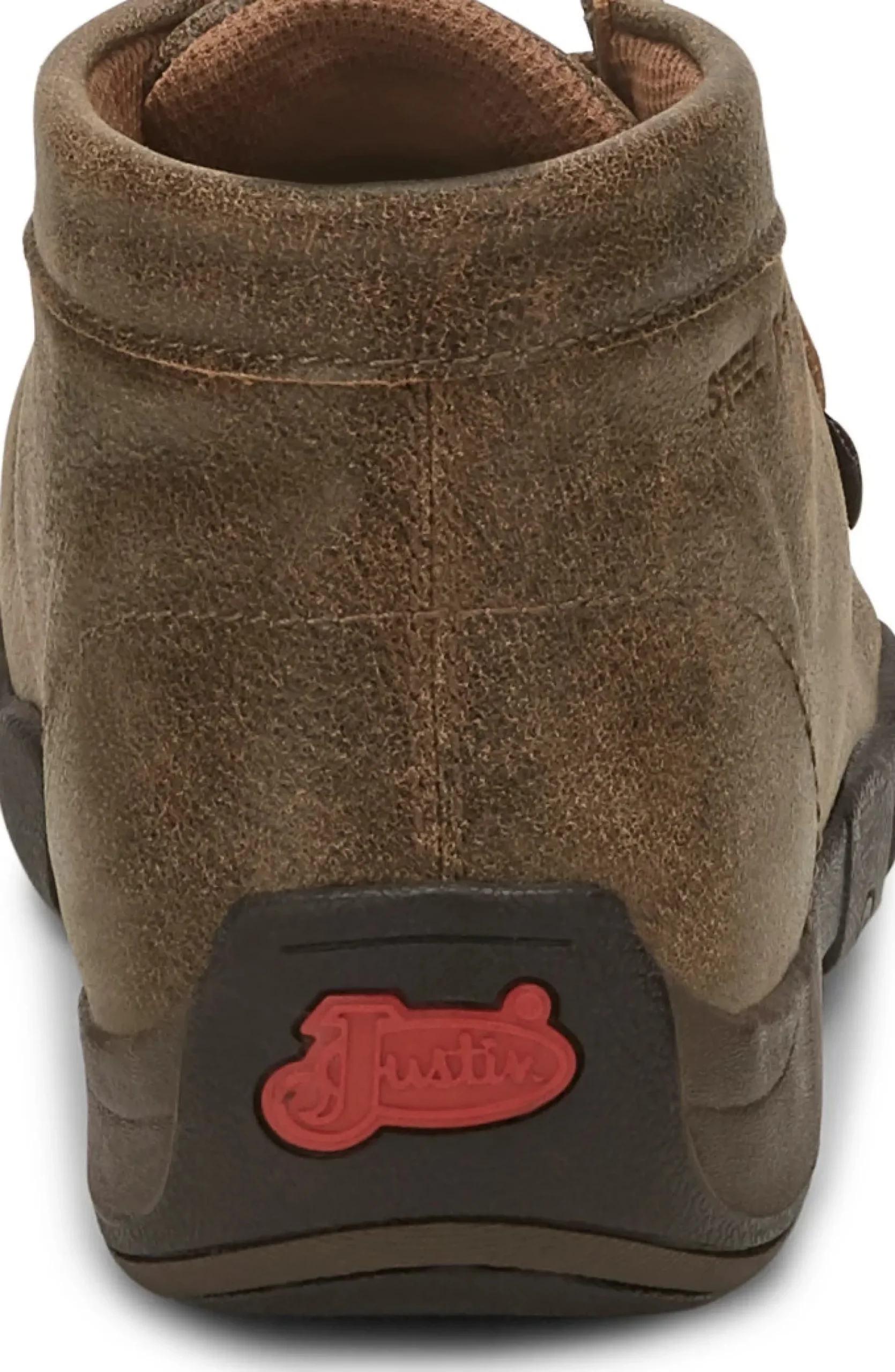 Justin Boots Cappie Steel Toe Tan Bomber New