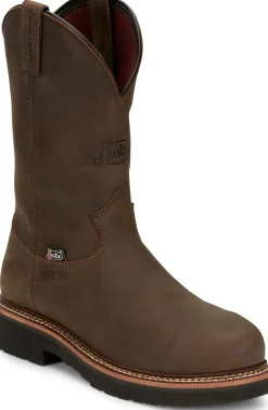 Justin Boots Carbide 11" Waterproof Steel Toe Hickory Discount
