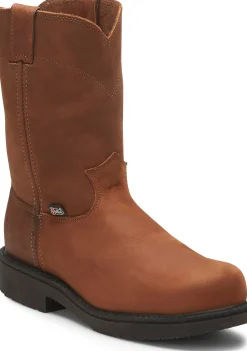 Justin Boots Cargo 10" Steel Toe Caramel Discount