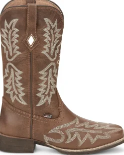 Justin Boots Carsen 11" Western Boot Tan Outlet