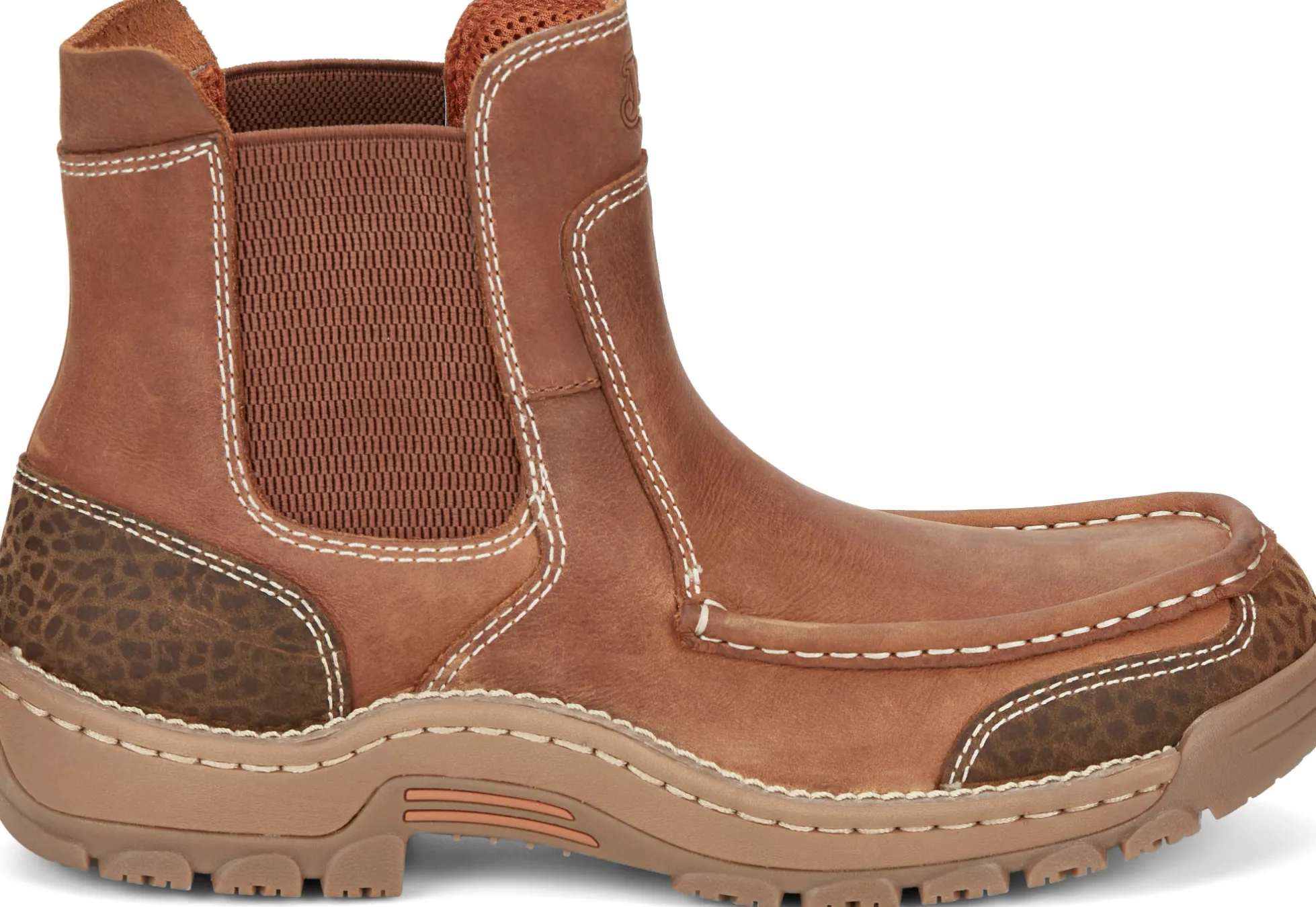 Justin Boots Channing 6" Work Barley Brown Outlet