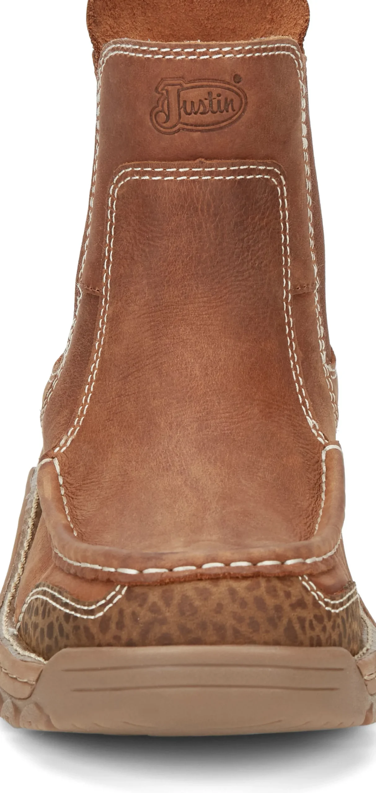 Justin Boots Channing 6" Work Barley Brown Outlet
