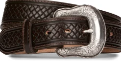 Justin Boots Colman Belt Chocolate Brown Sale
