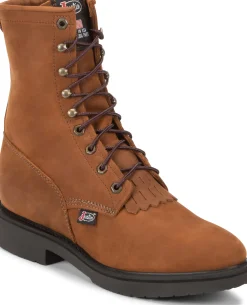 Justin Boots Conductor 8" Work Hazel Best