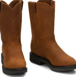 Justin Boots Conductor 10" Work Hazel New