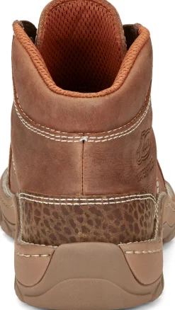 Justin Boots Corbett 5" Waterproof Alloy Toe Barley New