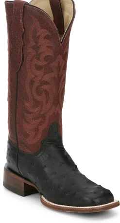Justin Boots Cowgal 13" Western Boot Black Hot