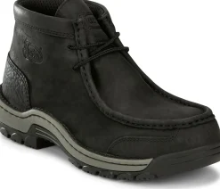 Justin Boots Crafton 4" Alloy Toe Coal Best