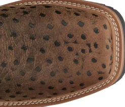 Justin Boots Dalhart 12" Waterproof Nano Comp Toe Whiskey Ostrich Print Online