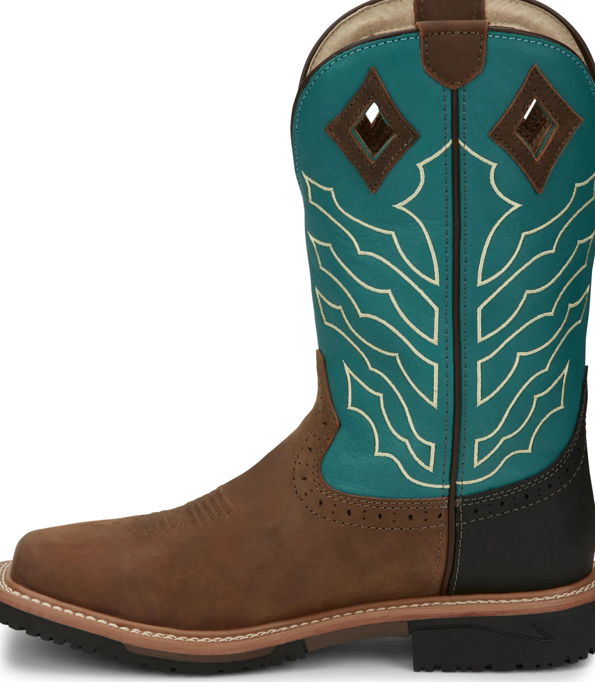 Justin Boots Derrickman 11" Waterproof Steel Toe Brown Discount