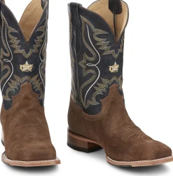 Justin Boots Dillon 11" Western Tan Suede Online