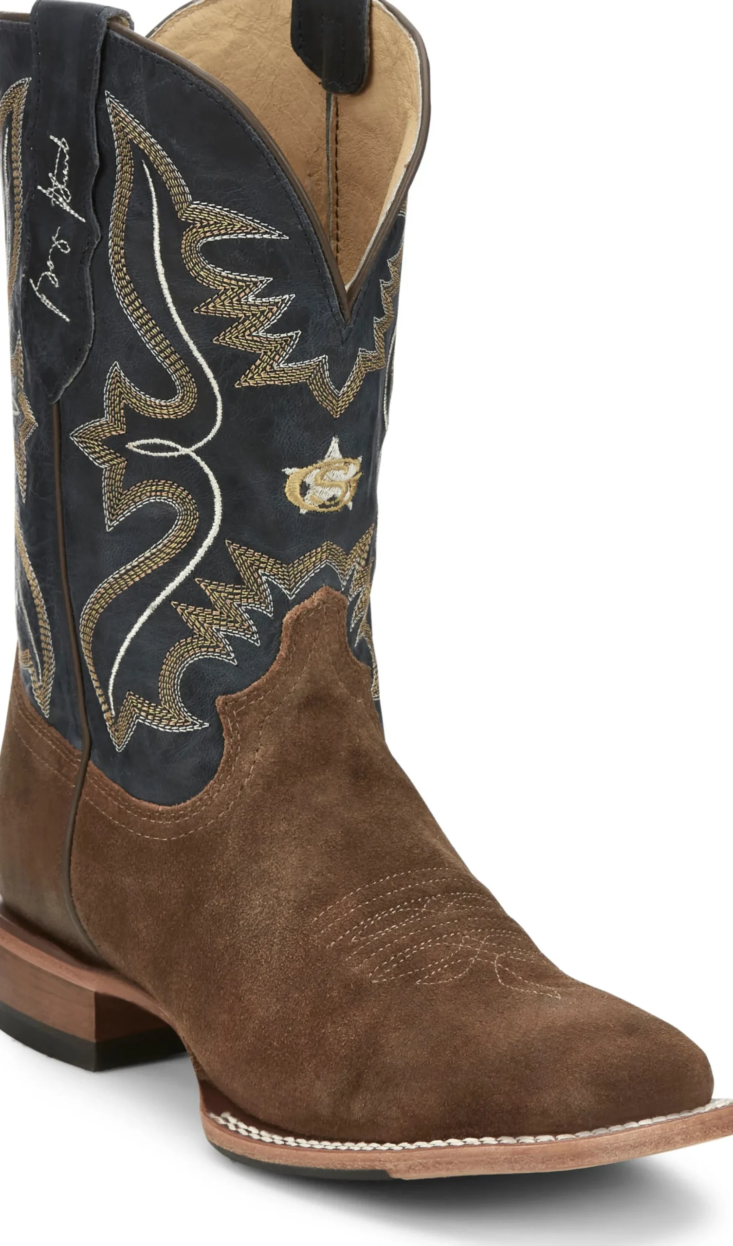 Justin Boots Dillon 11" Western Tan Suede Online