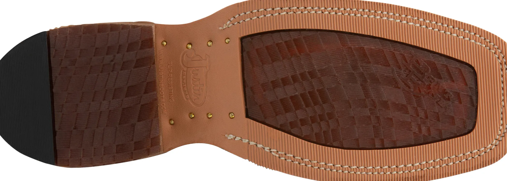 Justin Boots Drennan 11" Western Chocolate Brown Online