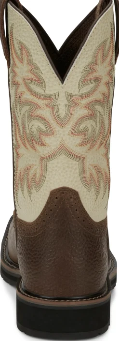 Justin Boots Driller 11" Steel Toe Copper New