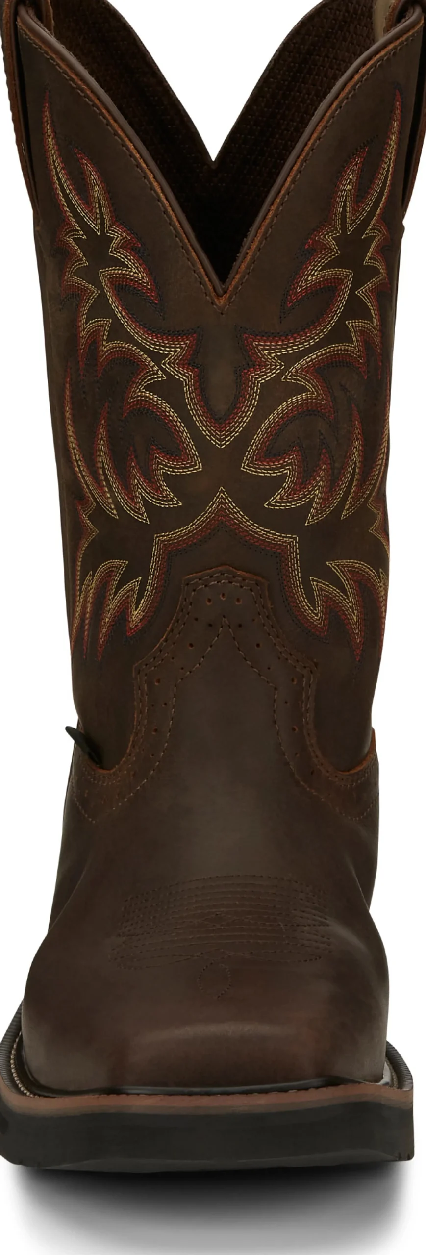 Justin Boots Driller 11" Steel Toe Dark Brown Outlet