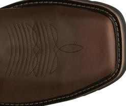 Justin Boots Driller 11" Waterproof Steel Toe Brown New