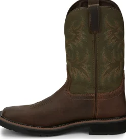 Justin Boots Driller 11" Work Cedar Clearance