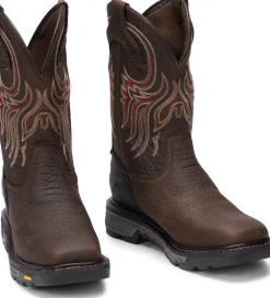 Justin Boots Driscoll 11" Work Pecan Outlet