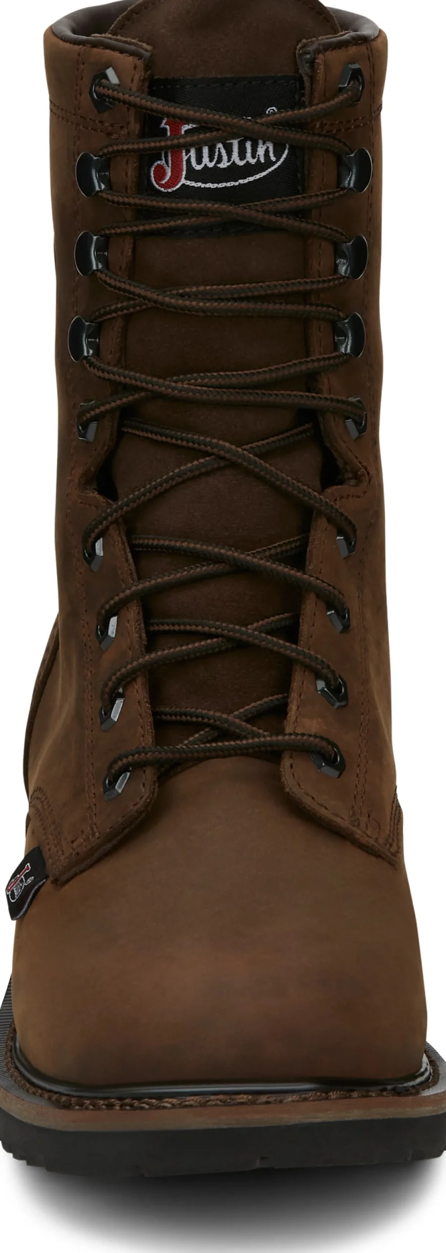 Justin Boots Drywall 8" Waterproof Aged Brown Clearance