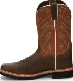 Justin Boots Electrician 11" Work Brown Hot