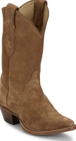 Justin Boots Fancy 11" Suede Camel Sale
