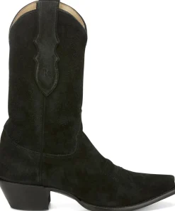 Justin Boots Fancy 11" Suede Ebony