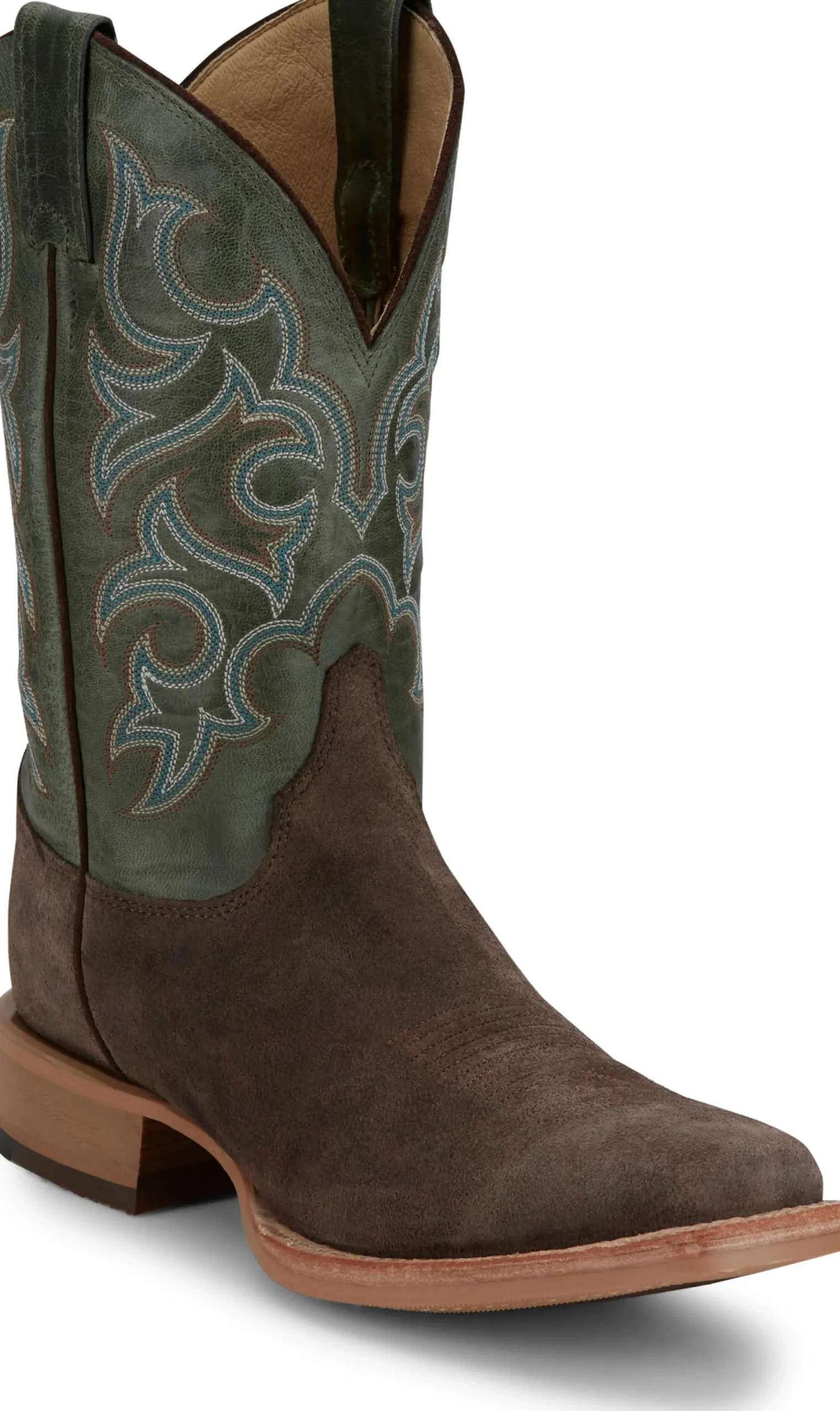 Justin Boots Fergus 11" Roughout Chocolate Best