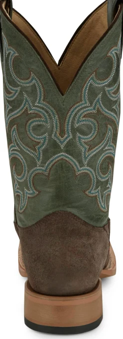 Justin Boots Fergus 11" Roughout Chocolate Best