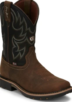 Justin Boots Fireman 11" Waterproof Tan Best