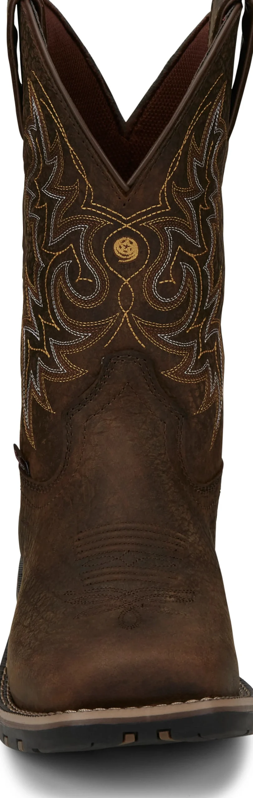 Justin Boots Fireman 11" Waterproof Distressed Brown