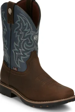 Justin Boots Fireman 11" Waterproof Brown Online