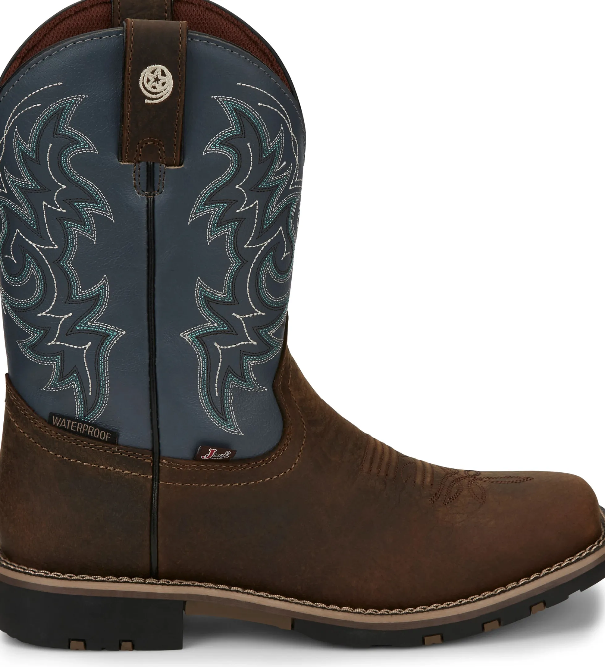Justin Boots Fireman 11" Waterproof Brown Online