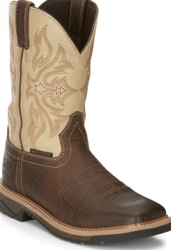 Justin Boots Flash 11" Waterproof Pecan New