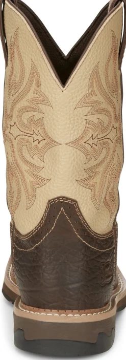 Justin Boots Flash 11" Waterproof Pecan New