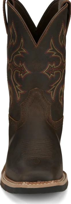 Justin Boots Flash 11" Work Walnut New