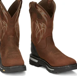 Justin Boots Frontline Hiviz 11&rdquo; Waterproof Walnut Hot