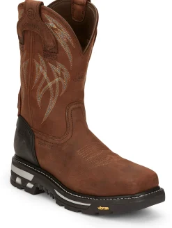 Justin Boots Frontline Hiviz 11&rdquo; Waterproof Walnut Hot