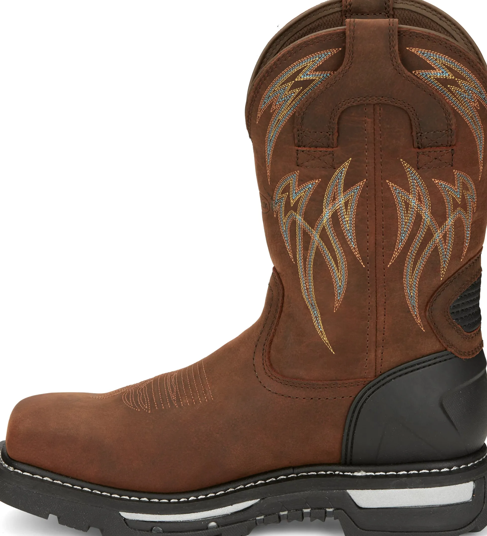 Justin Boots Frontline Hiviz 11” Waterproof Nano Comp Toe Walnut Outlet
