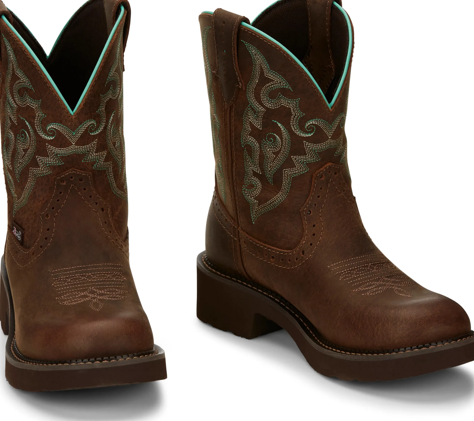 Justin Boots Gemma II Brown New