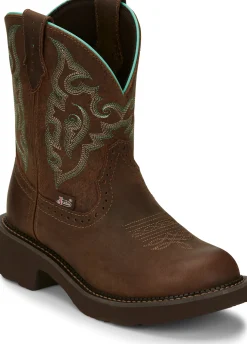 Justin Boots Gemma II Brown New