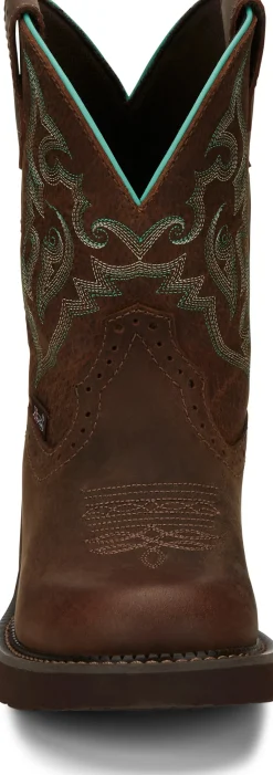 Justin Boots Gemma II Brown New