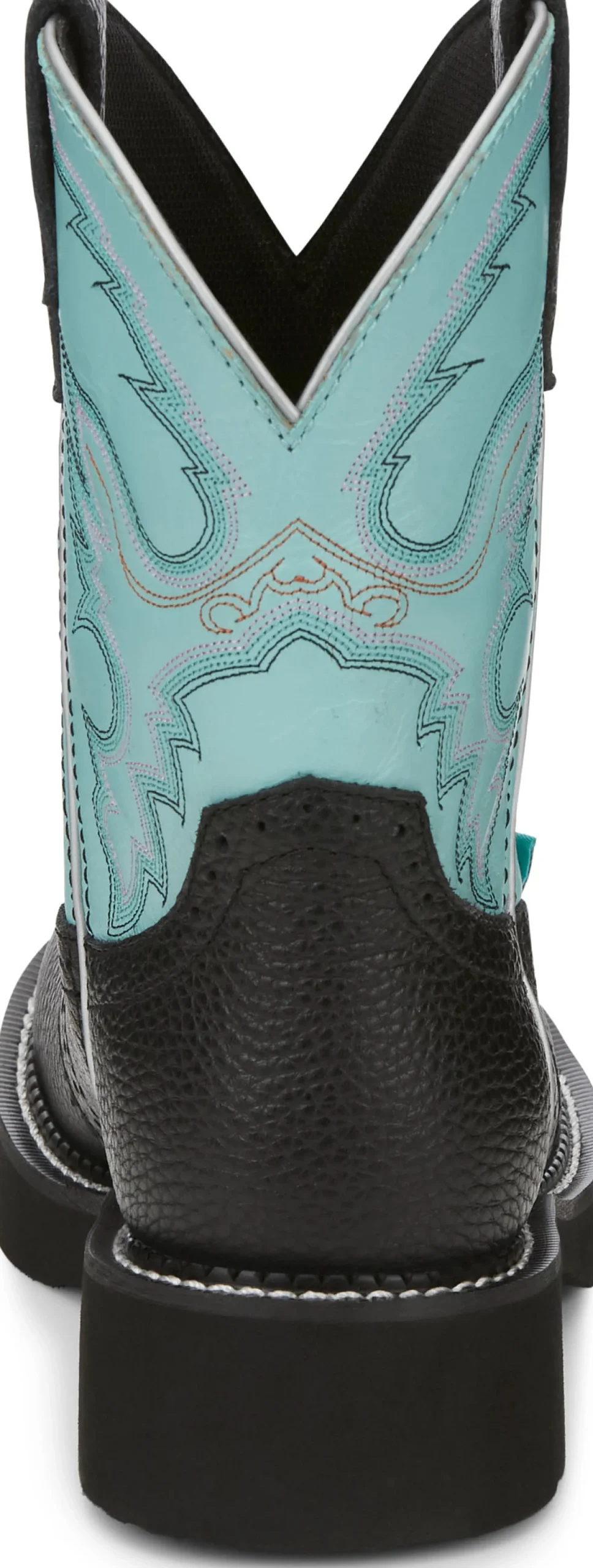 Justin Boots Gemma 8" Western Boot Black Hot