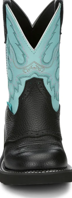 Justin Boots Gemma 8" Western Boot Black Hot