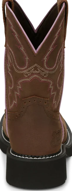 Justin Boots Gemma 8" Western Boot Aged Bark Online
