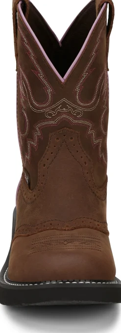 Justin Boots Gemma 8" Western Boot Aged Bark Online