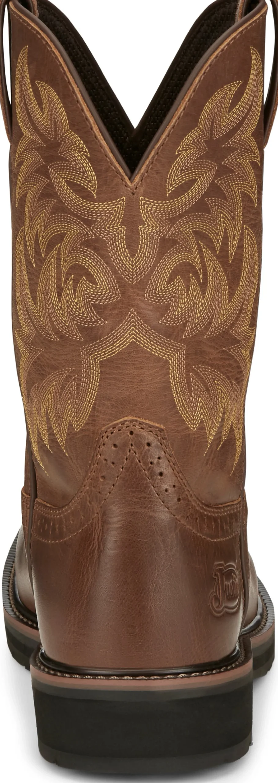 Justin Boots Handler 11" Comp Toe Brown New