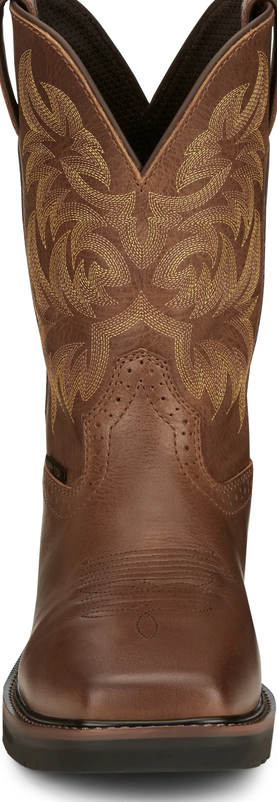 Justin Boots Handler 11" Comp Toe Brown New