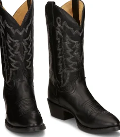 Justin Boots Hayne 12" Western Black Outlet
